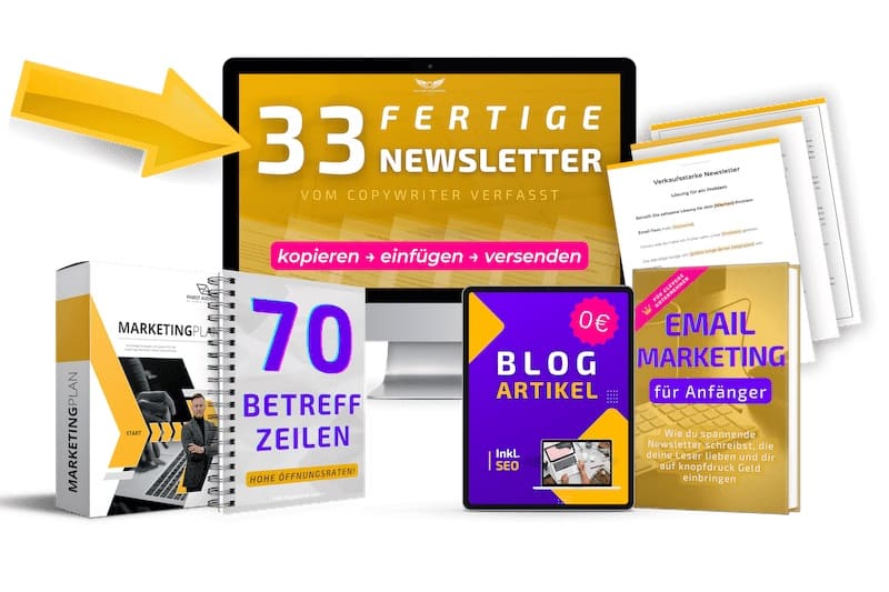 33 fertige Email-Vorlagen